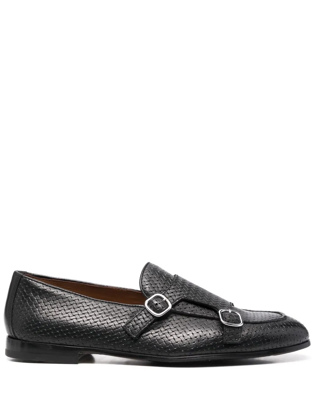 

Doucal's zapatos monk con efecto tejido - Negro