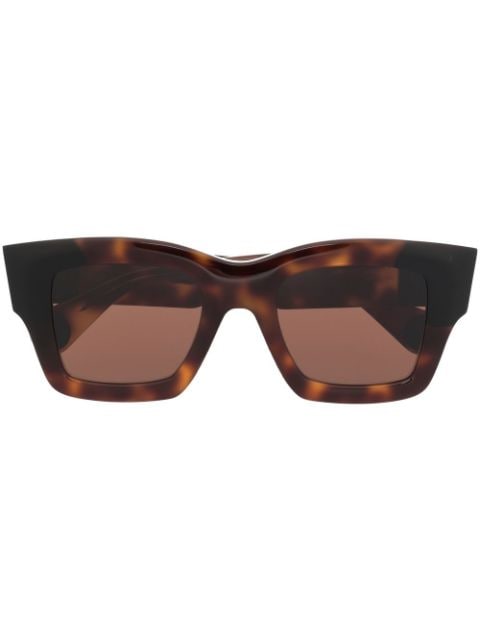 Jacquemus tortoiseshell oversize-frame sunglasses 
