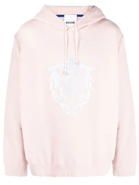 Koché embroidered-logo hoodie