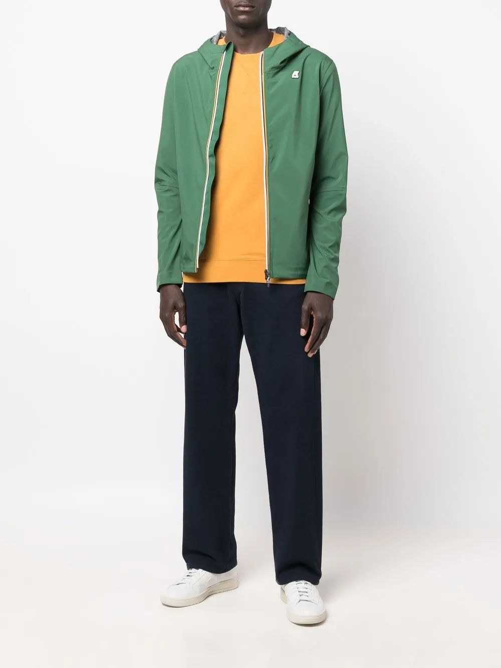 K-Way logo-patch detail hooded jacket | Hooded Jackets | Image 2