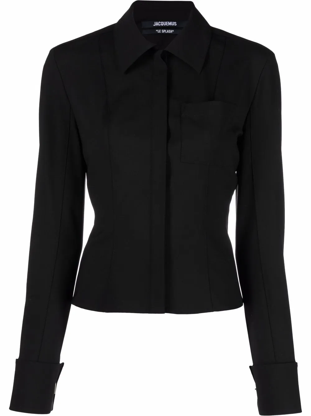 

Jacquemus camisa Pina estructurada - Negro