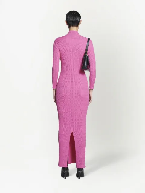 Balenciaga Textured mock-neck Dress 