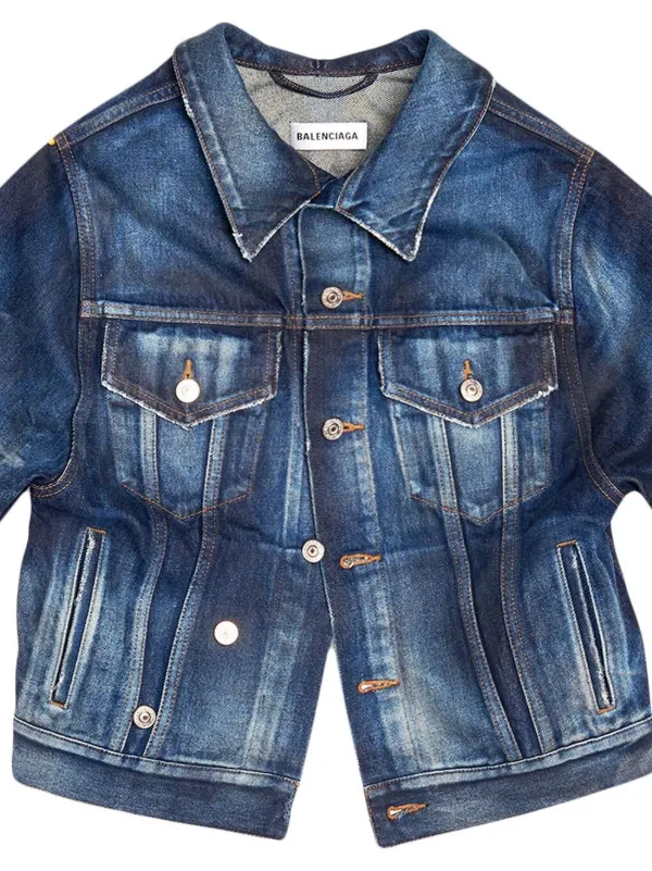 Balenciaga Swing Denim Jacket - Farfetch