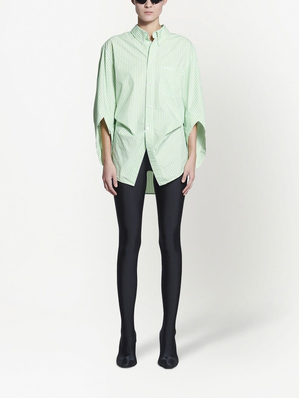 Balenciaga Gedraaide blouse - Groen