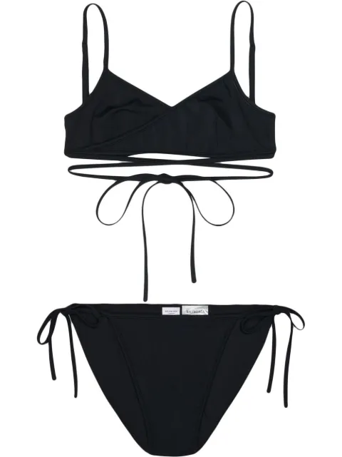 Balenciaga wrap-style bikini set