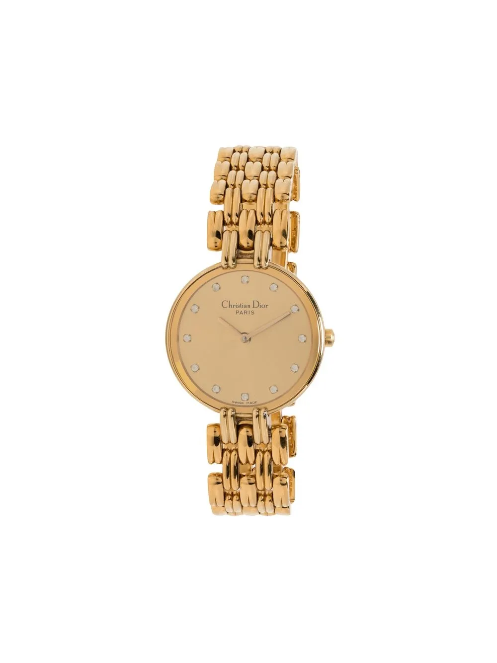 Pre-owned Dior 1990-2000s Bagheera 24mm In 金色