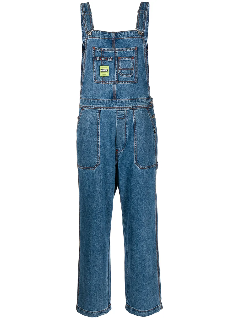 

CHOCOOLATE loose denim dungarees - Blue