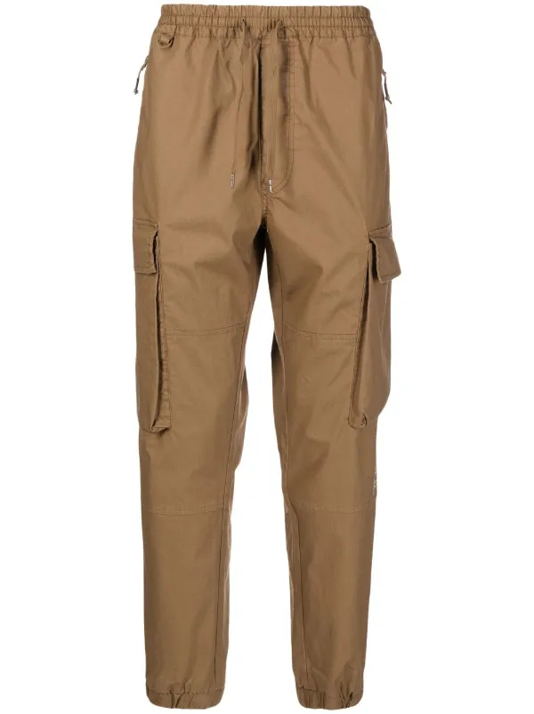CHOCOOLATE Cropped Leg Cargo Trousers 