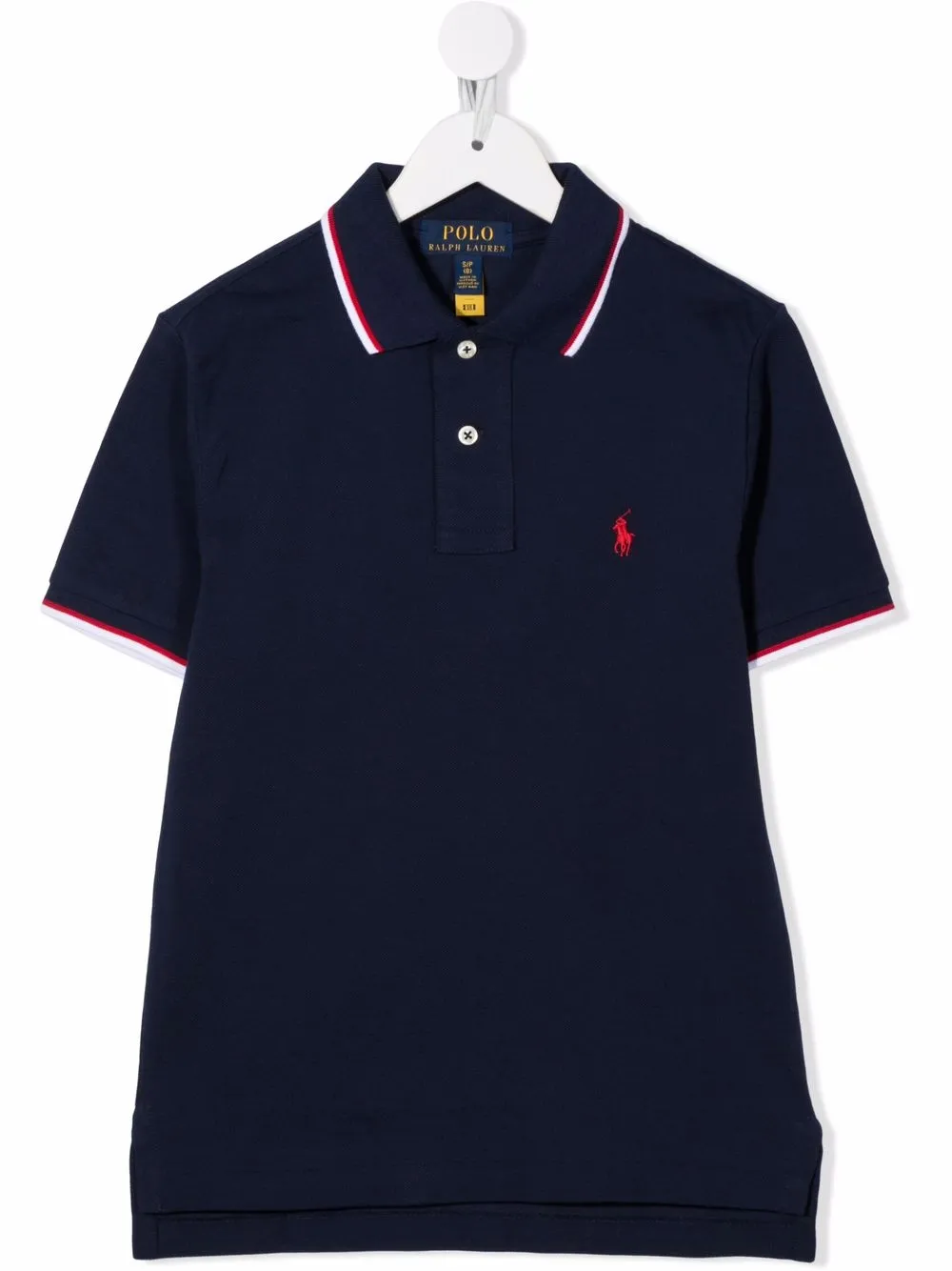 

Ralph Lauren Kids playera tipo polo con logo bordado - Azul