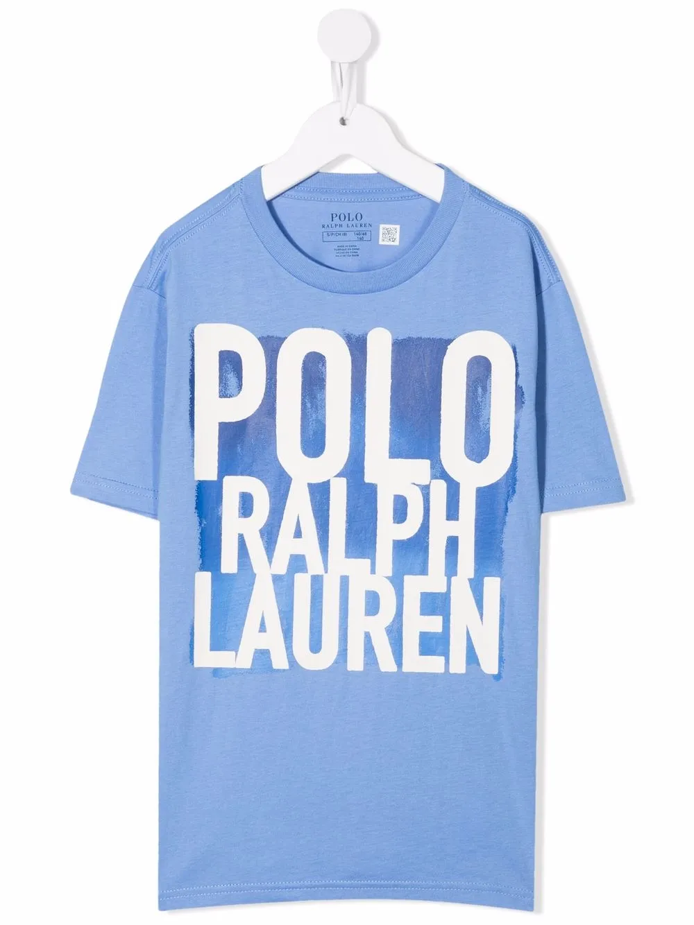 

Ralph Lauren Kids playera con logo estampado - Azul