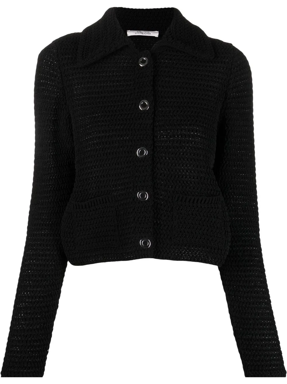 

Dorothee Schumacher structured knit jacket - Black