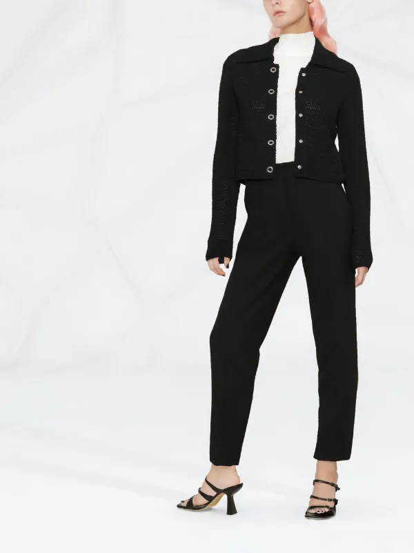Dorothee Schumacher Structured Knit Jacket - Black