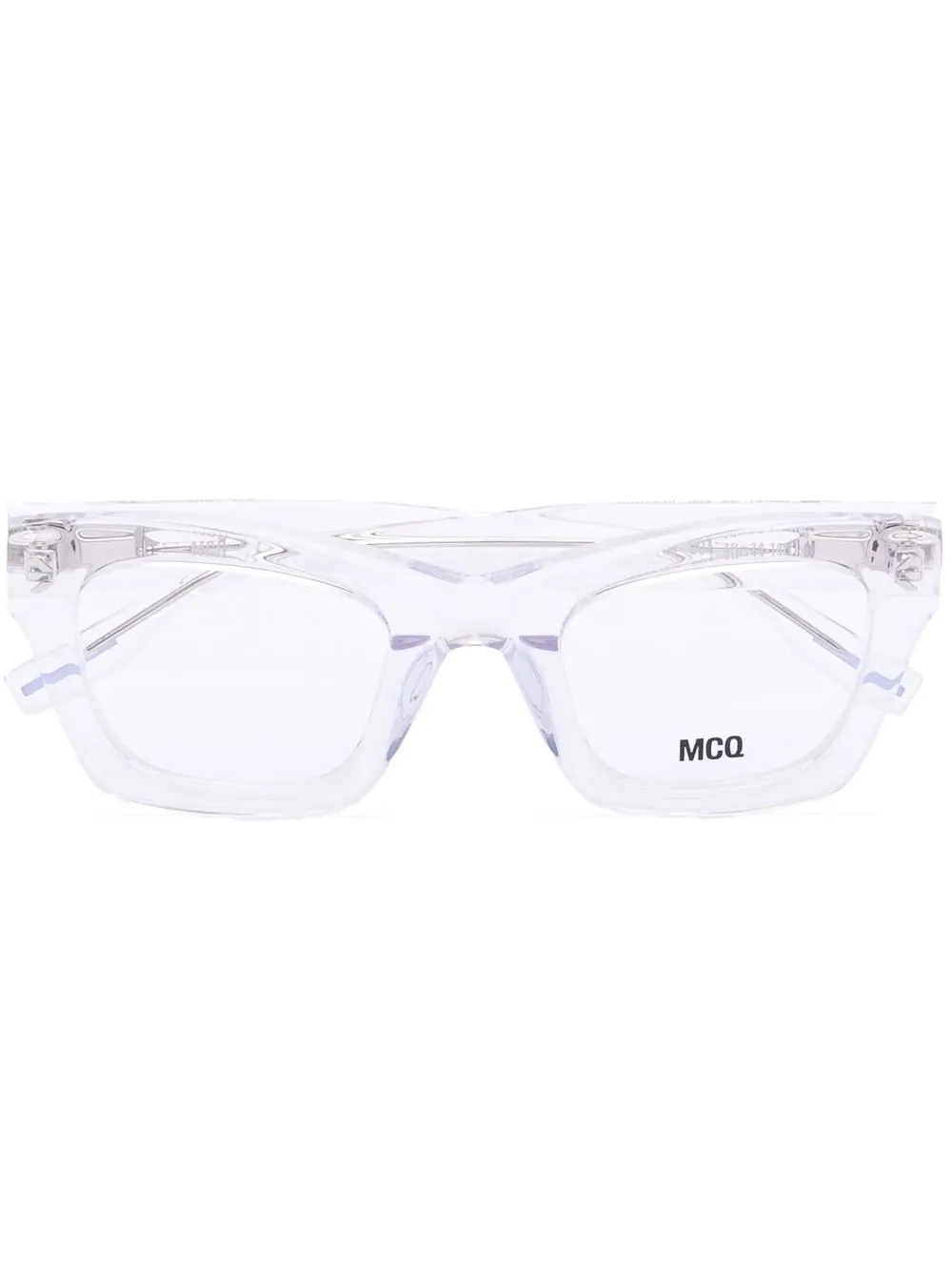 

MCQ logo-print glasses - Neutrals