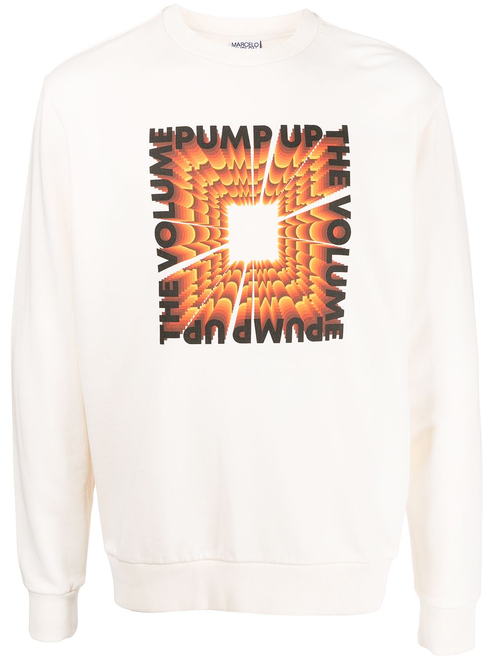 Marcelo Burlon County of Milan slogan-print cotton sweatshirt - White