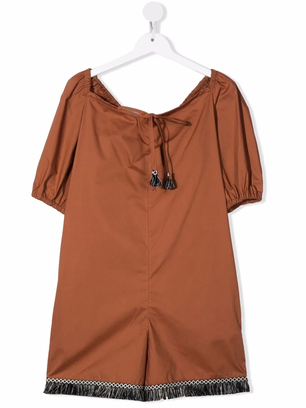 

Mariuccia Milano Kids TEEN drawstring short-sleeved dress - Brown