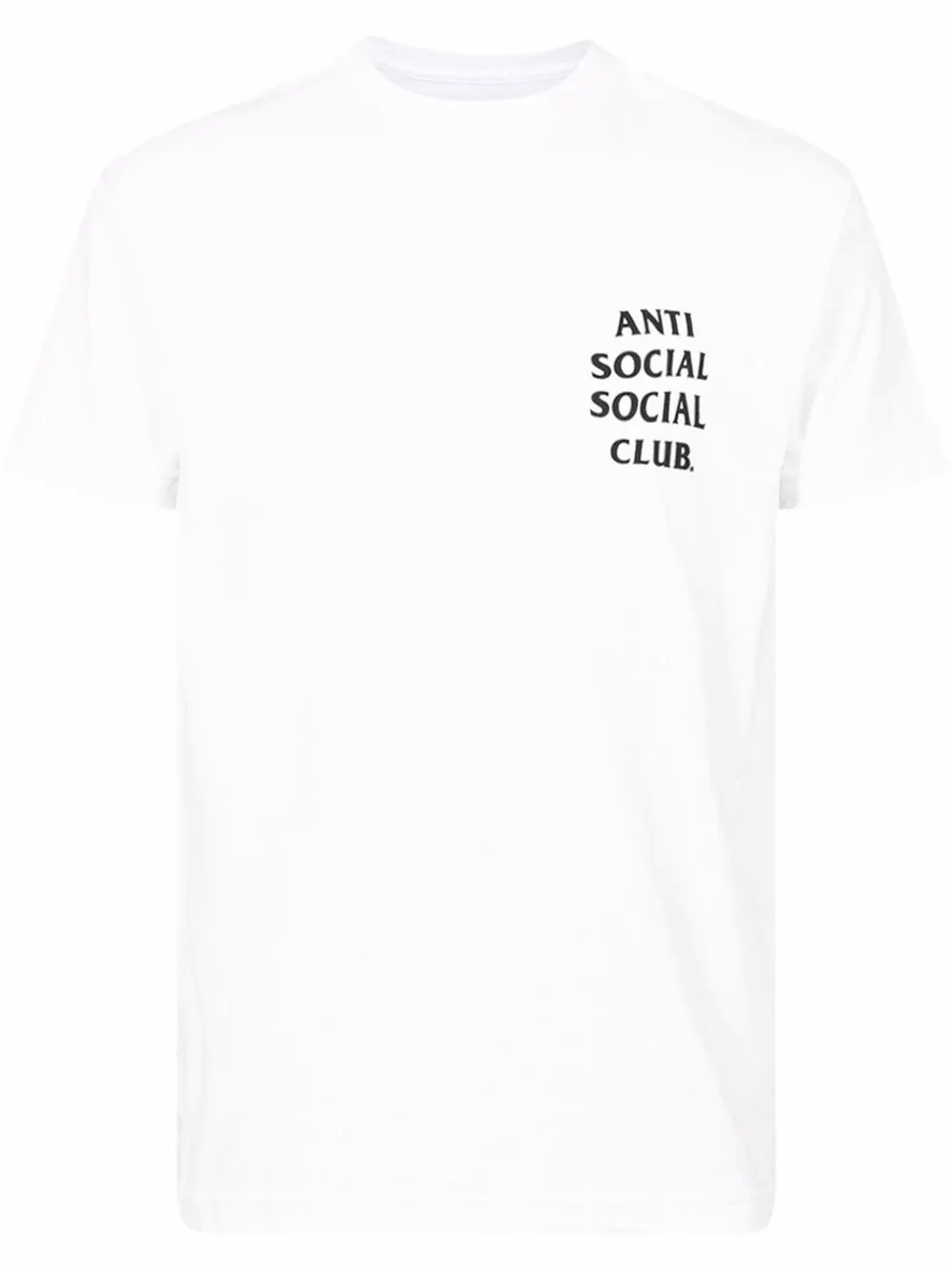 

Anti Social Social Club playera con logo estampado - Blanco