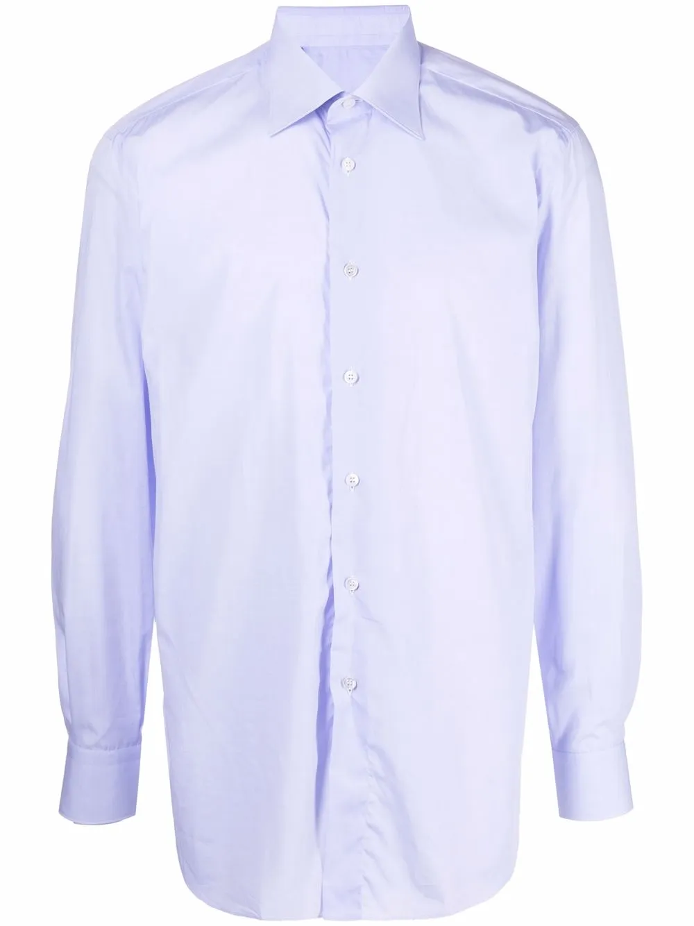 

Brioni camisa ajustada con botones - Azul