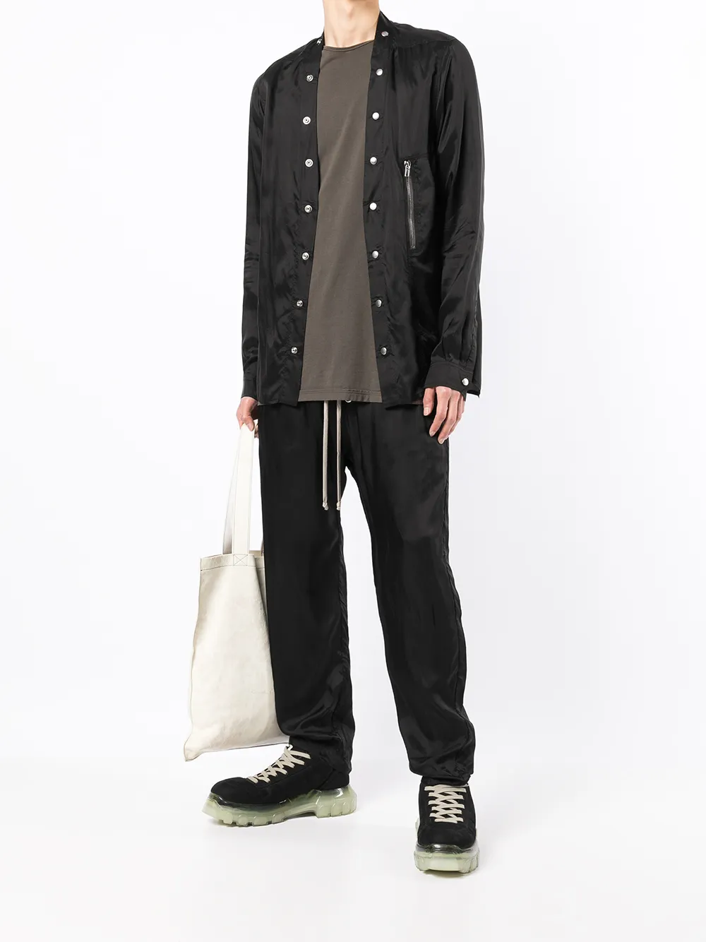 Rick Owens Broek met trekkoord - Zwart