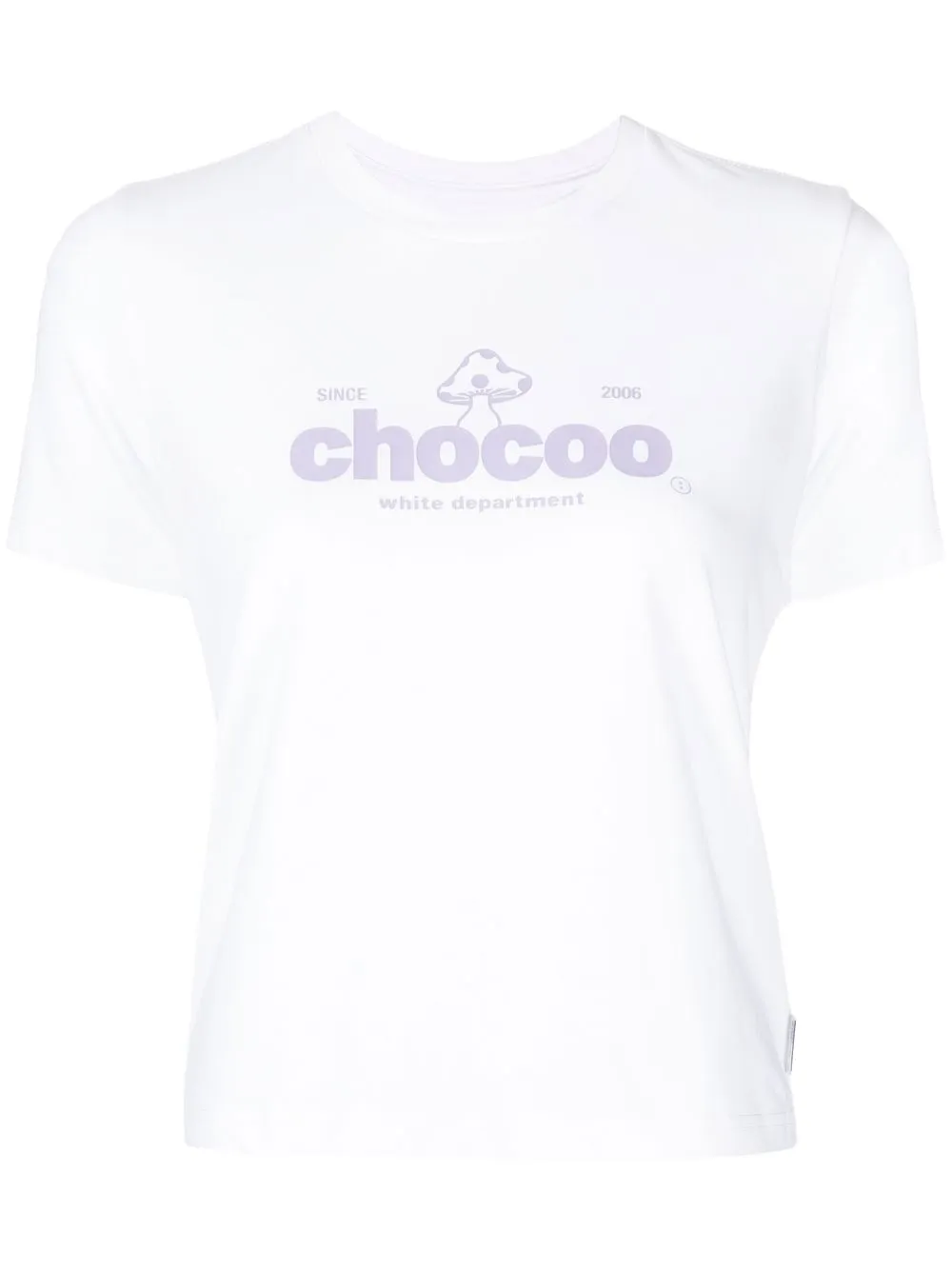 

CHOCOOLATE slim logo print T-shirt - White