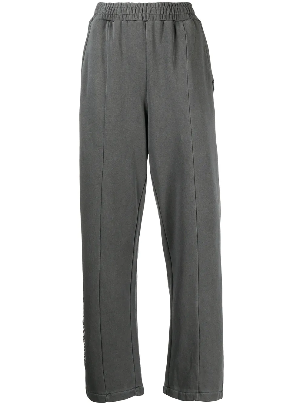 

CHOCOOLATE pantalones elásticos con logo - Gris