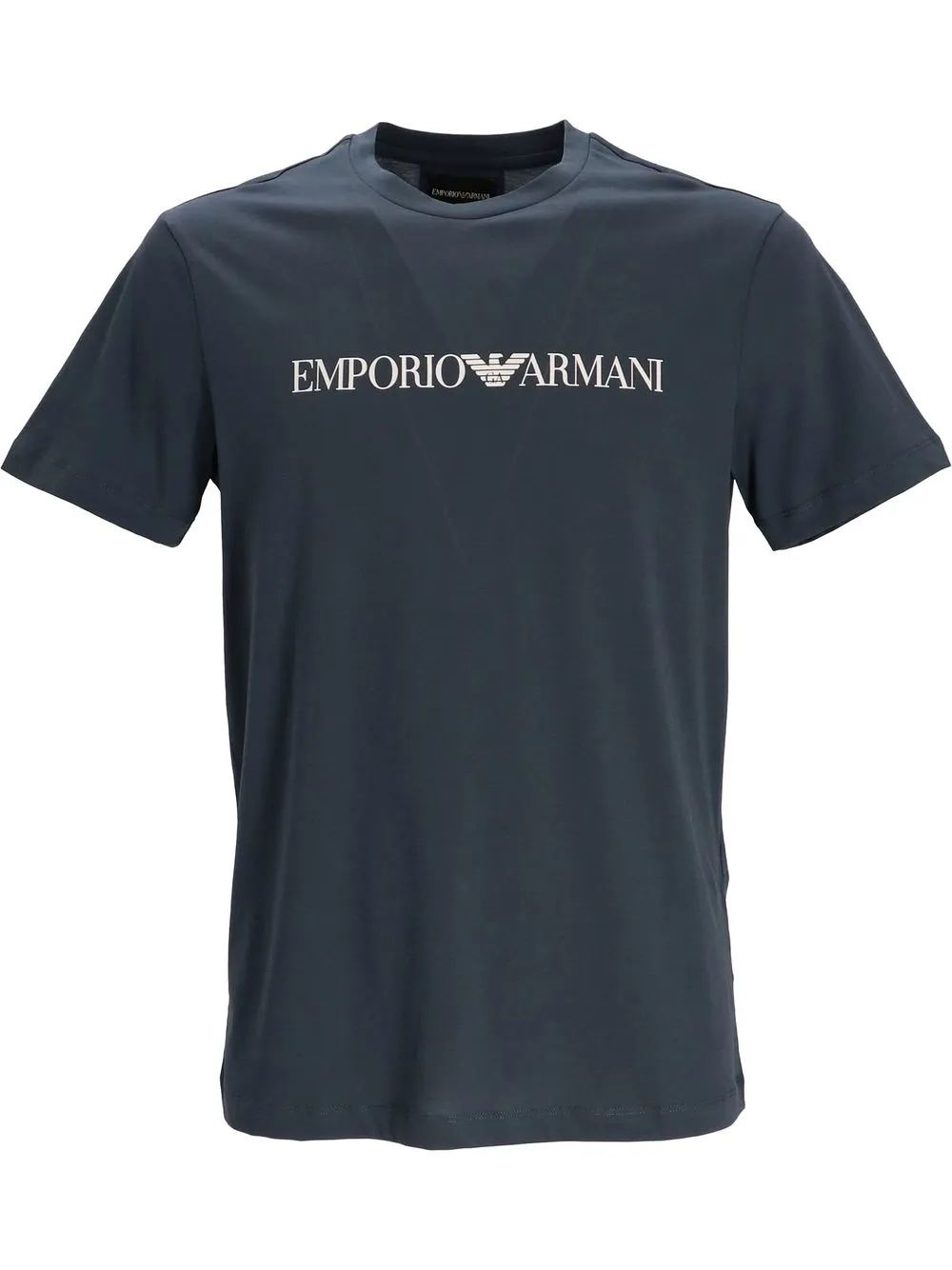 

Emporio Armani logo crew-neck T-shirt - Blue