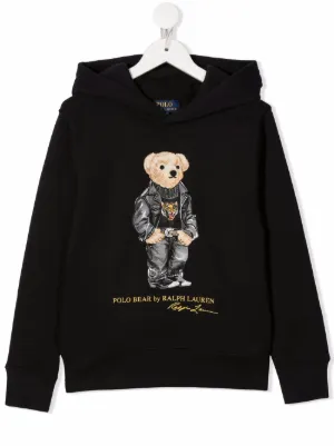 ralph lauren polo teddy bear moletom com capuz