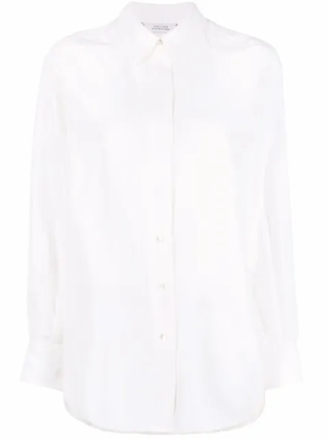 Dorothee Schumacher button-detail silk shirt