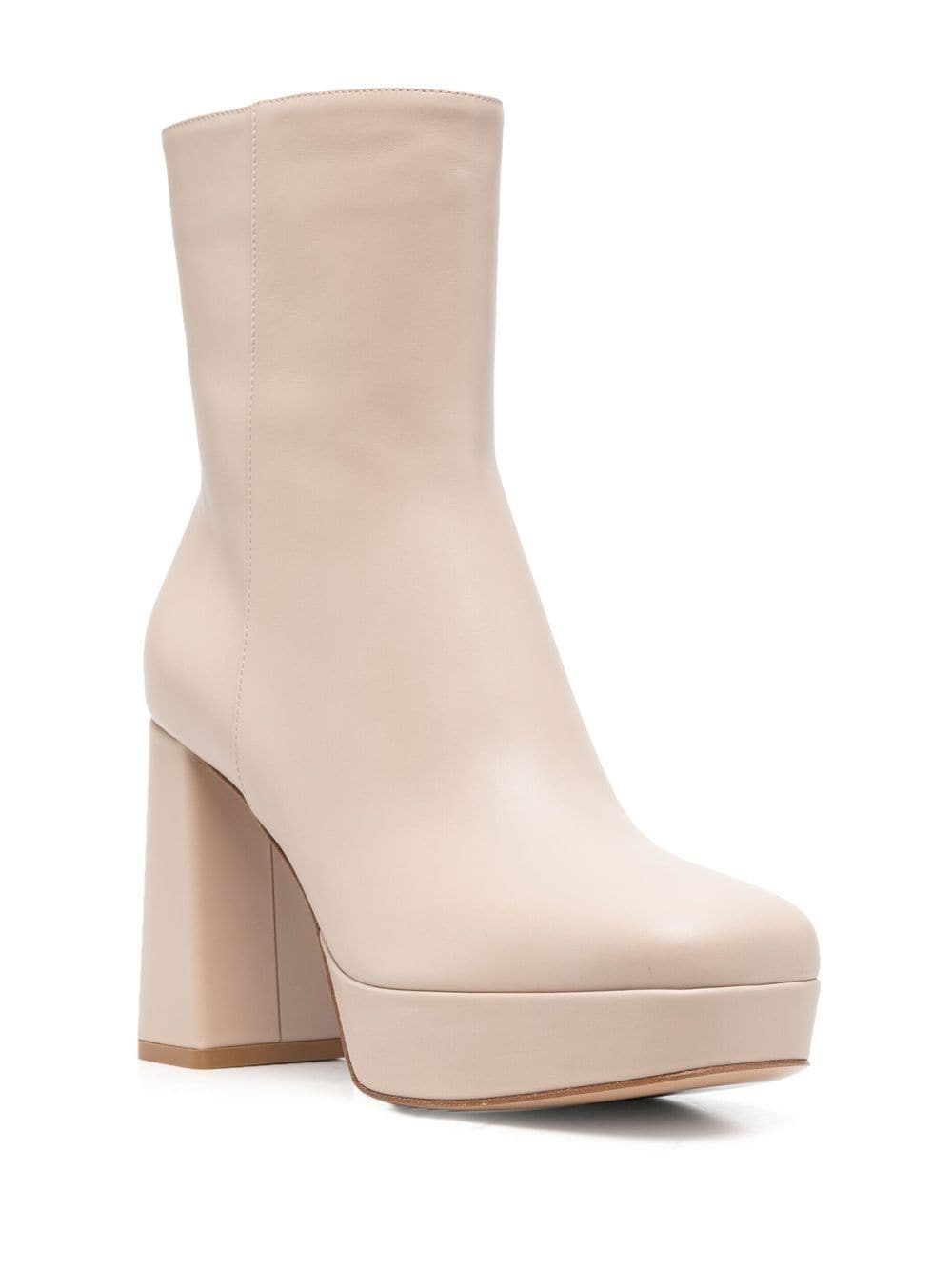 Image 2 of Gianvito Rossi 100mm leather ankle boots