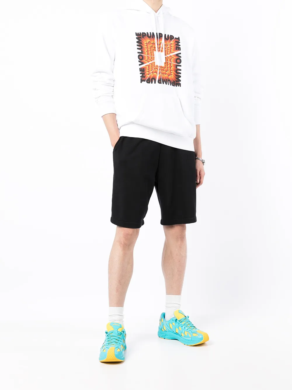 Marcelo Burlon County of Milan Hoodie met tekst - Wit