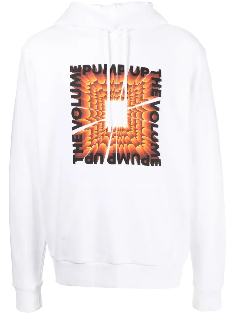 COUNTY OF MILAN slogan-print drawstring hoodie