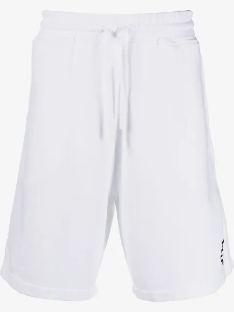 COUNTY OF MILAN logo-print drawstring Bermuda shorts