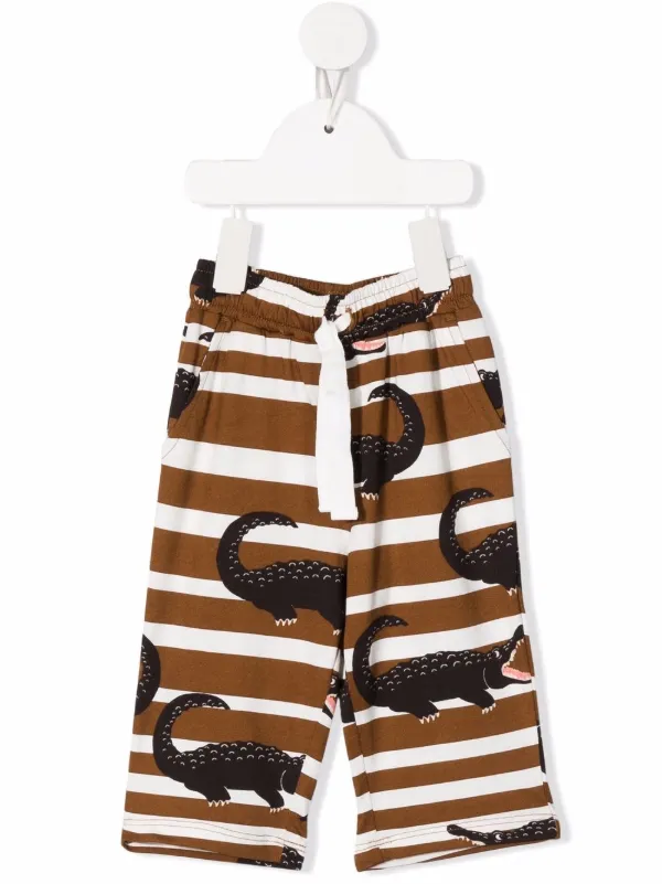 Mini Rodini Crocodile Stripe-print 