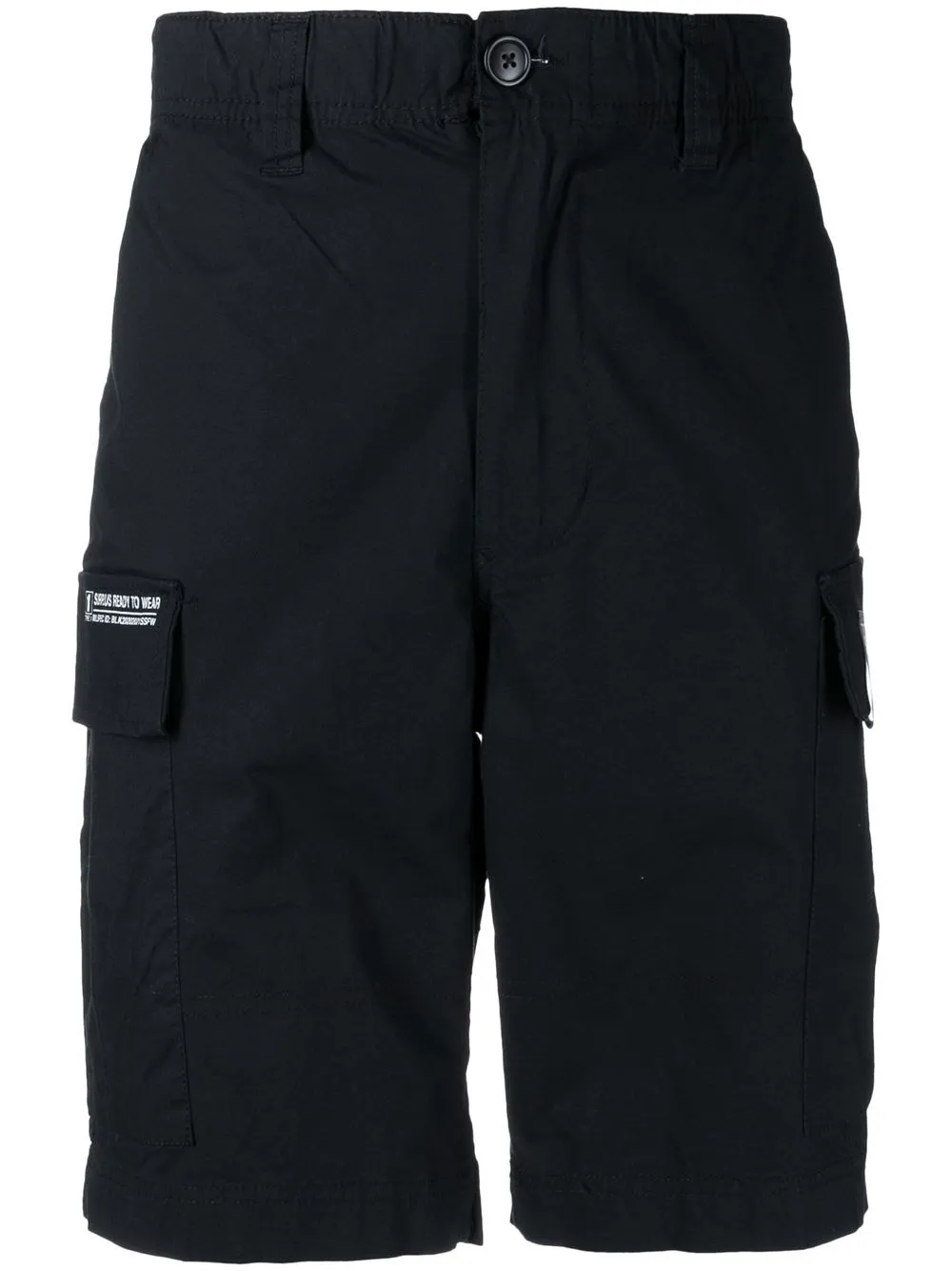 

CHOCOOLATE bermudas con parche del logo - Negro