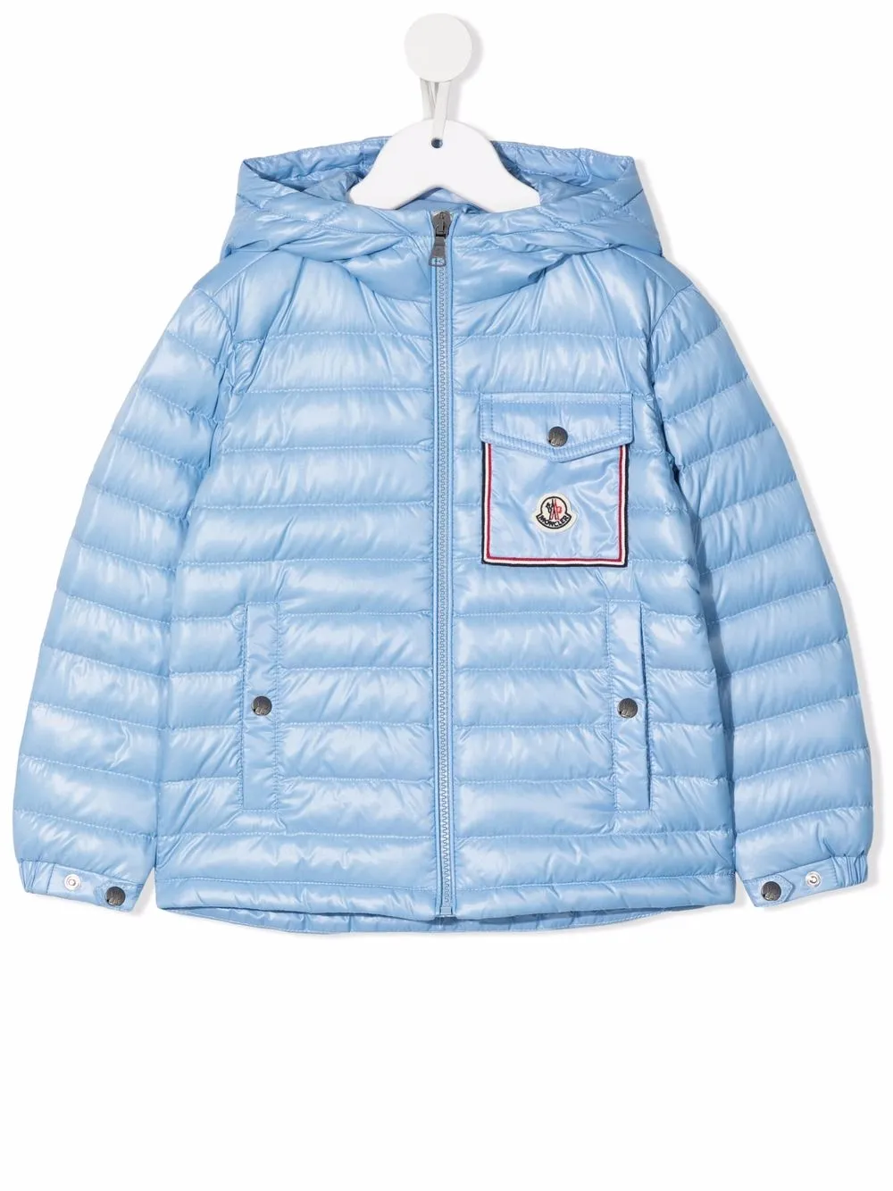 

Moncler Enfant chamarra capitonada con cierre - Azul