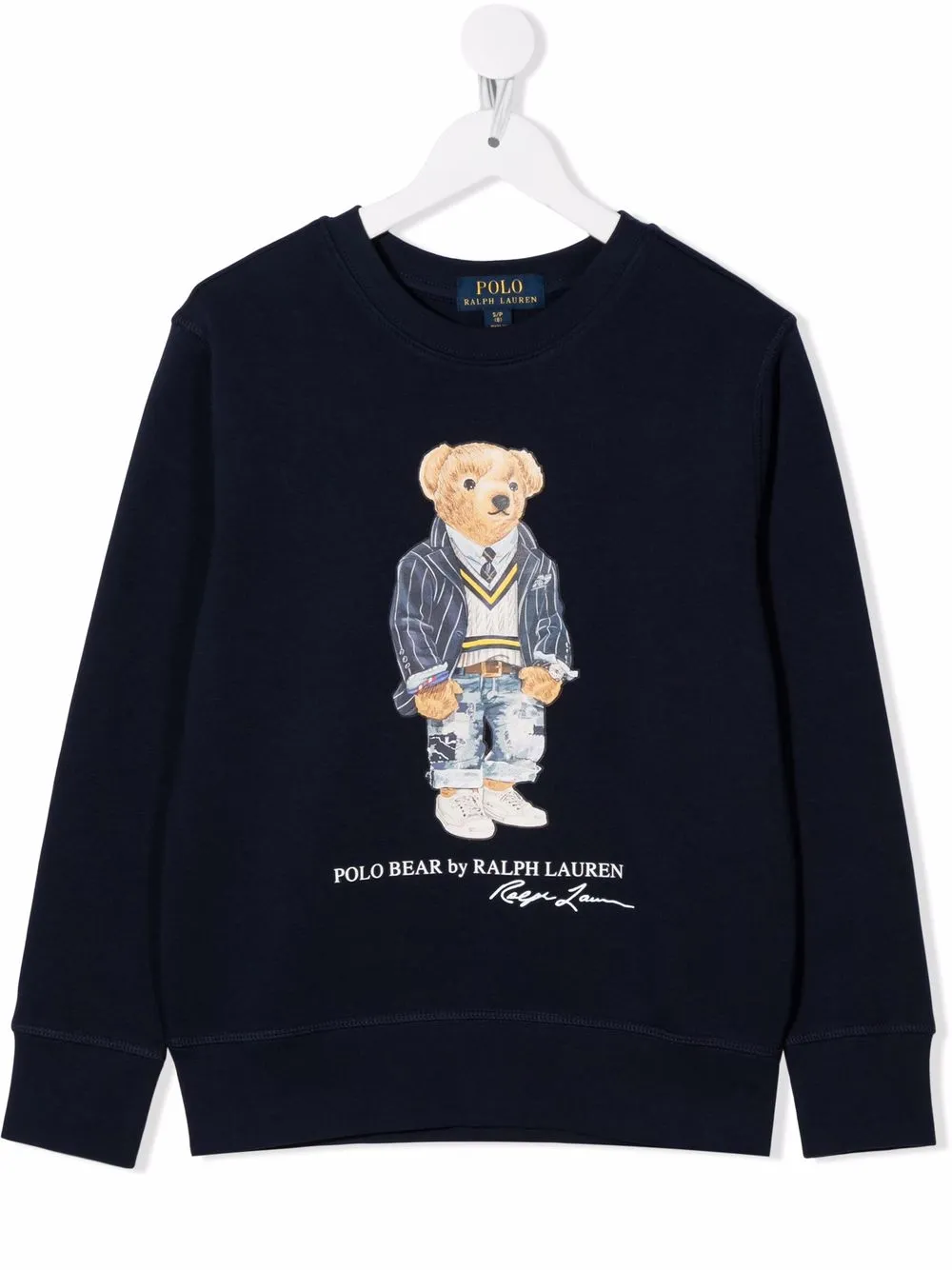 

Ralph Lauren Kids Polo Bear crewneck sweatshirt - Blue