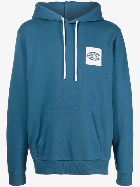 COUNTY OF MILAN logo-print drawstring hoodie