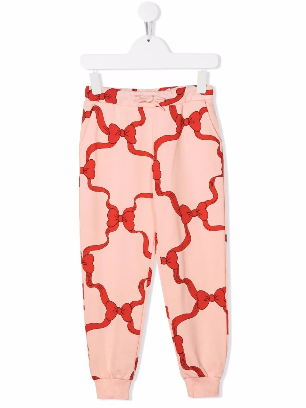 

Mini Rodini pantalones con moños estampados - Rosado