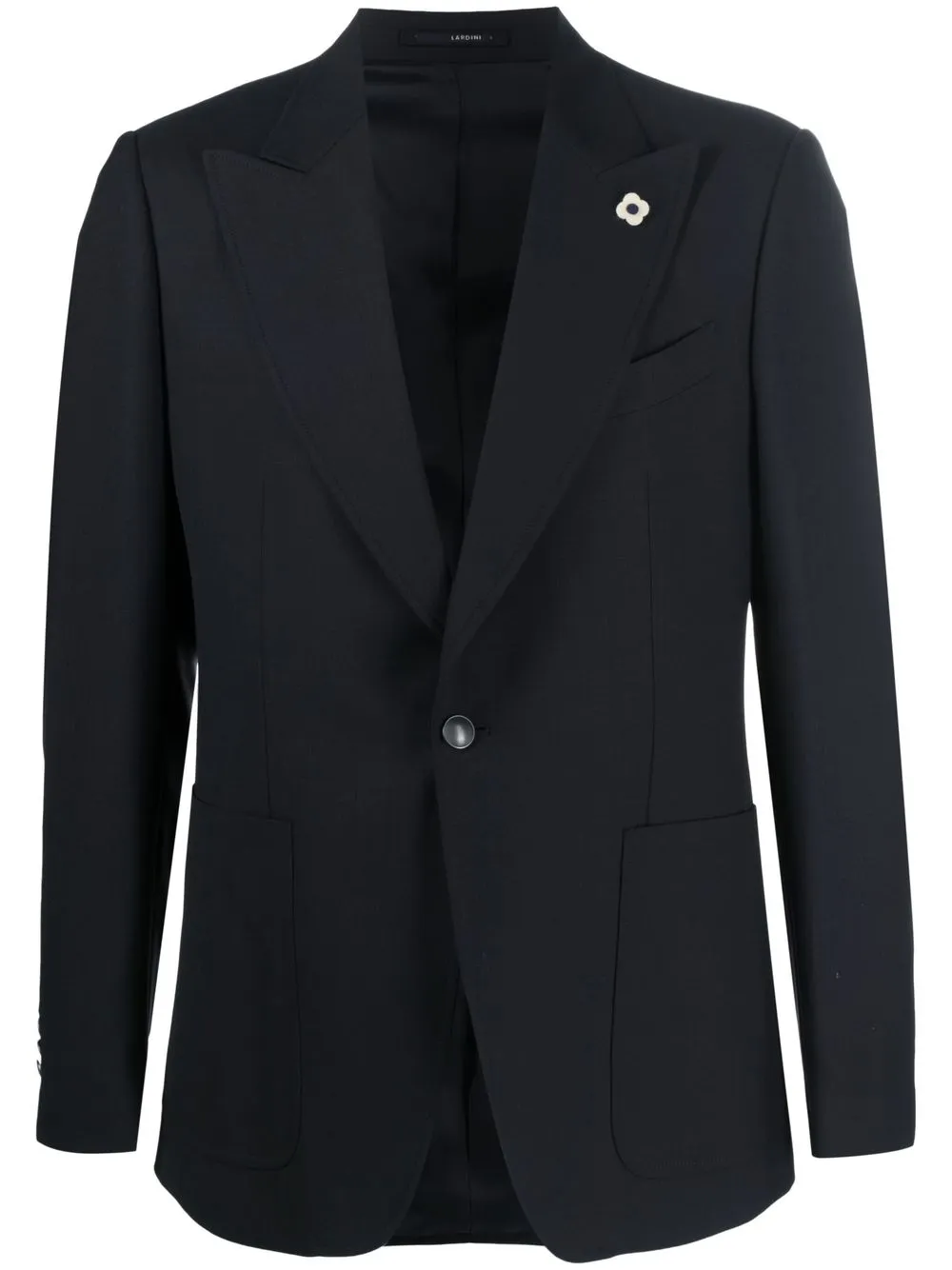 

Lardini single-breasted fitted blazer - Blue