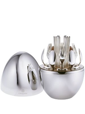 36-Piece Stainless Steel Flatware Set with Chest Albi
