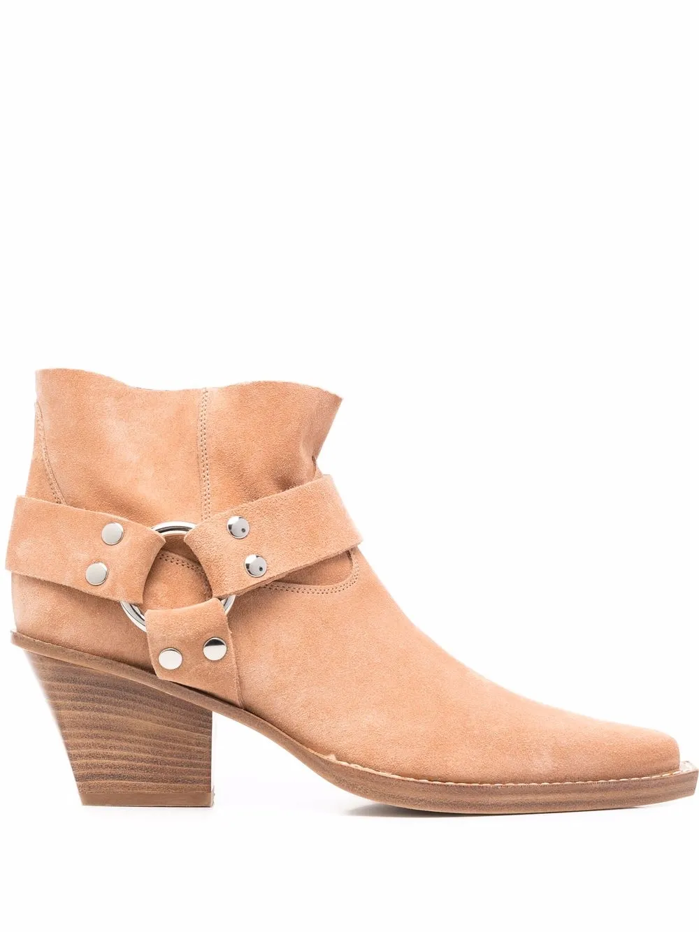 

Paris Texas Austin ring-detail ankle boots - Brown