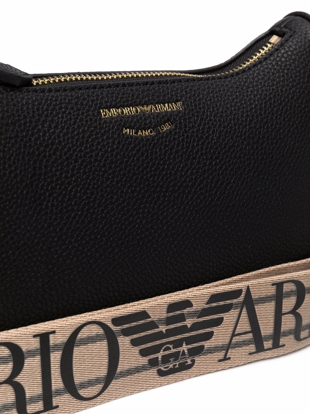 Emporio Armani logo-appliqué Leather Shoulder Bag - Farfetch