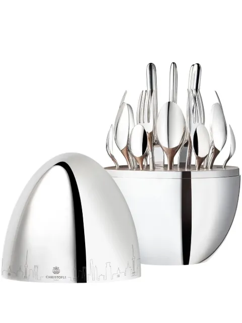 Christofle Mood Skyline Shanghai 24-piece flatware set (six-person setting)