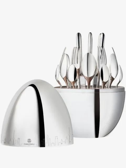 Christofle Mood Skyline Shanghai 24-piece flatware set (six-person setting)
