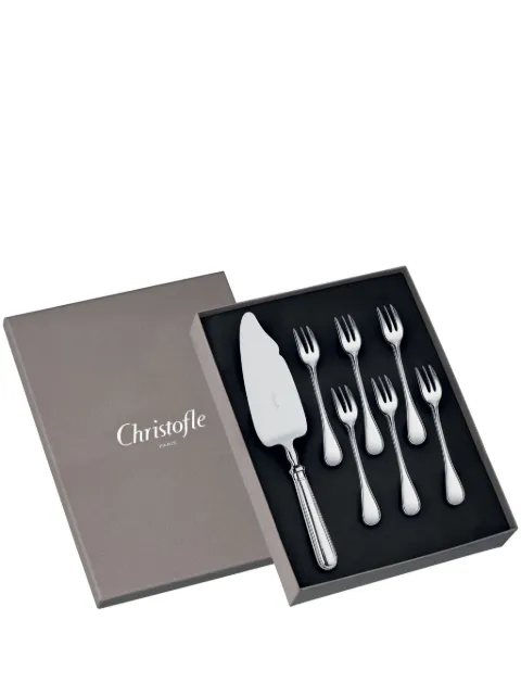 Christofle Albi dessert forks and cake server set