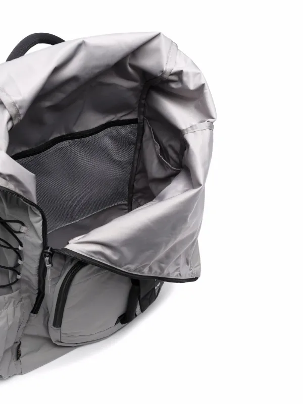 Zaino con applicazione Farfetch Accessori Borse Zaini Grigio 