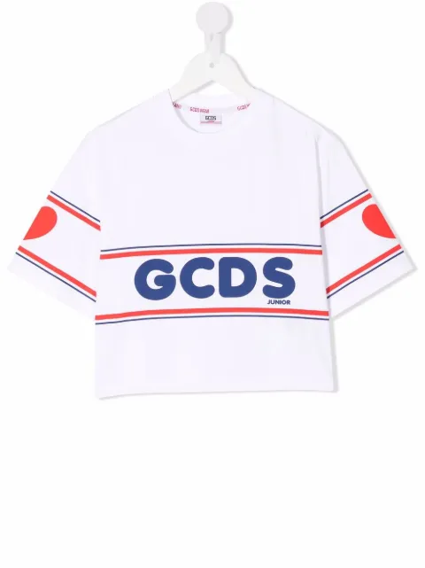 Gcds Kids logo-print T-shirt