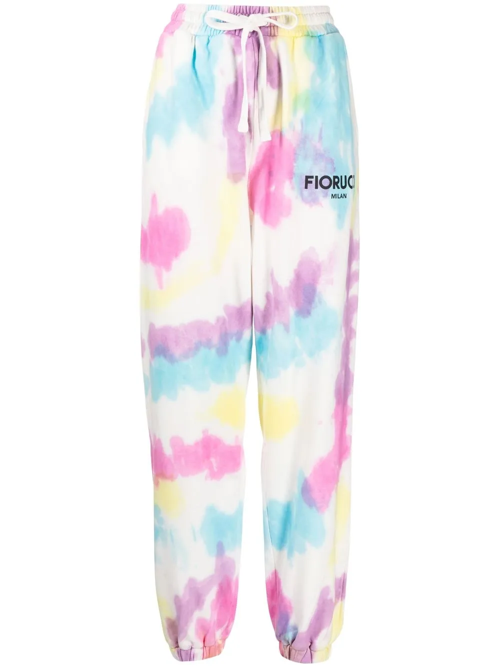 

Fiorucci joggers con estampado tie-dye - Blanco