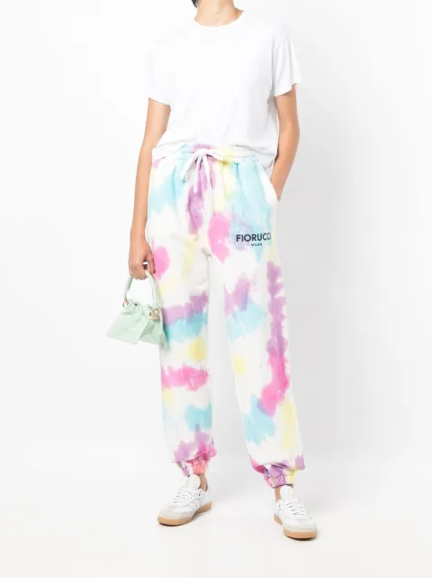 tie dye cotton joggers