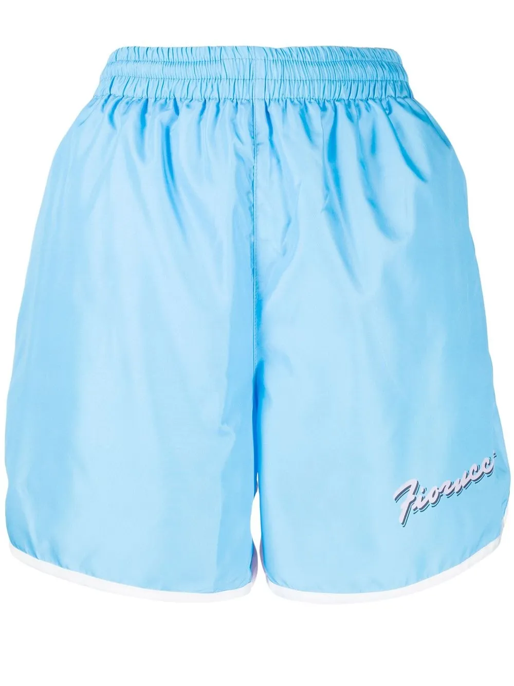 

Fiorucci shorts con logo estampado - Azul