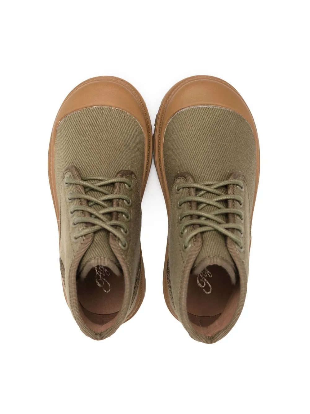 Age Of Innocence Gigi Panelled Ankle Boots - Green 